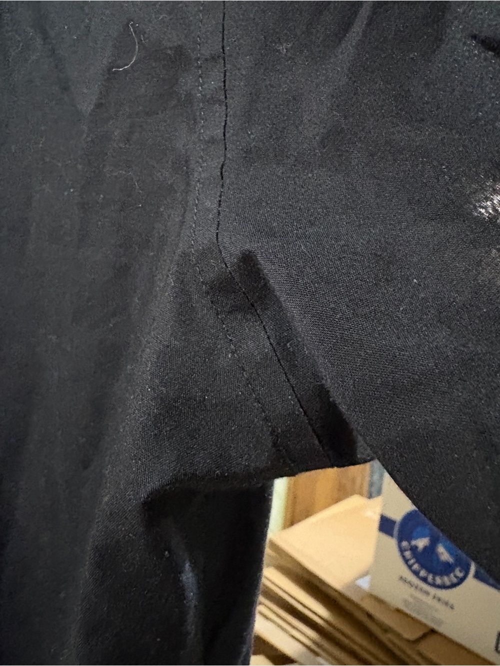 jf j.ferrar Black Long-Sleeve Button-Down Dress Shirt - Picture 4 of 5